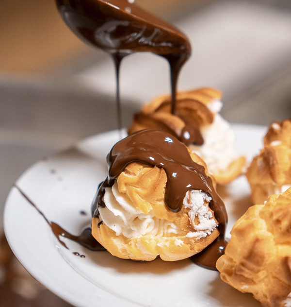 profiteroles de nata